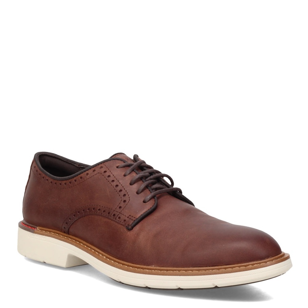 Cole Haan Go-To Plain Toe Oxford Shoes Dark Coffee Brown C35083 Men's Size 8